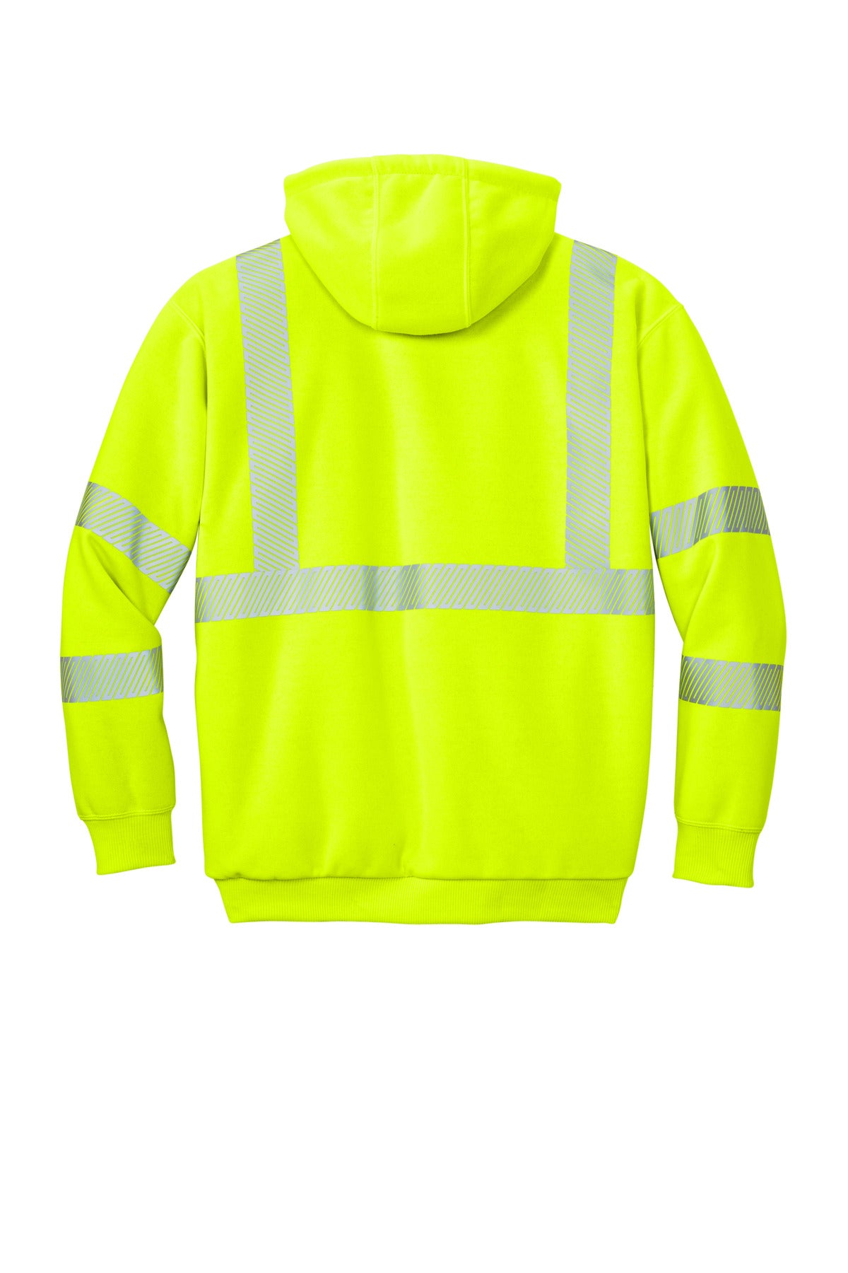 Carhartt ANSI 107 Class 3 Lined Full-Zip Sweatshirt CT104988 Brite Lime
