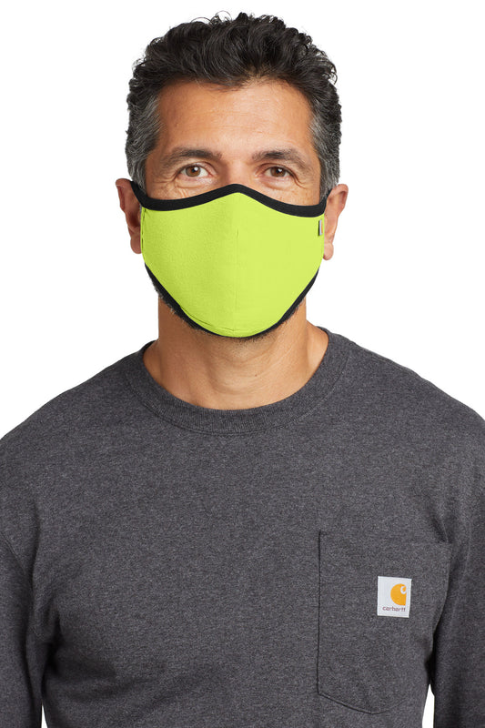 Carhartt Cotton Ear Loop Face Mask (3 pack)  CT105160 Brite Lime