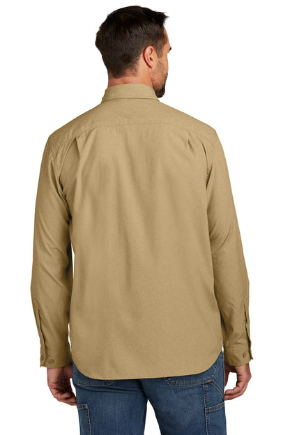 Carhartt Force Solid Long Sleeve Shirt CT105291 Dark Khaki