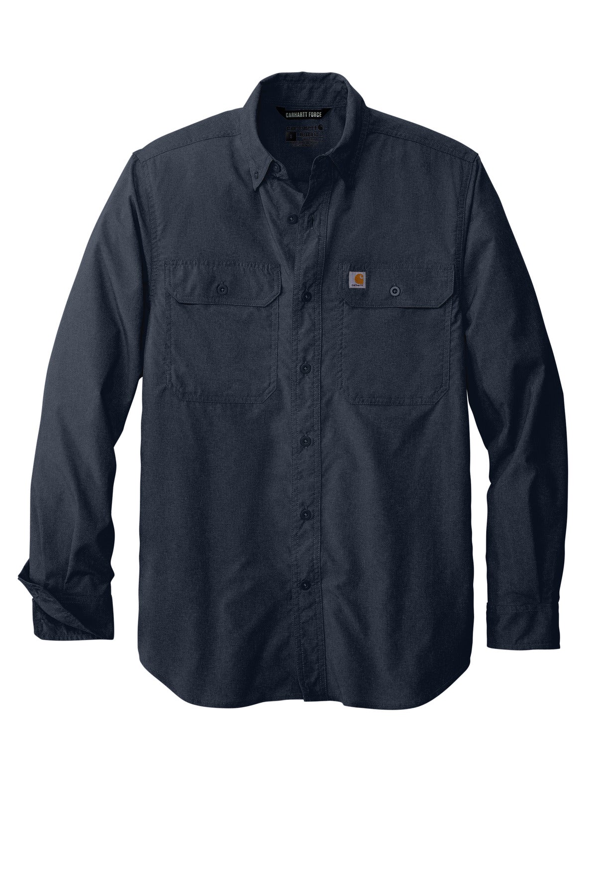 Carhartt Force Solid Long Sleeve Shirt CT105291 Navy