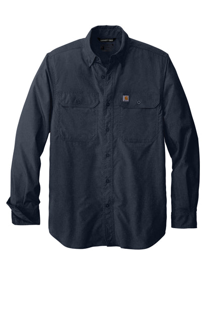 Carhartt Force Solid Long Sleeve Shirt CT105291 Navy