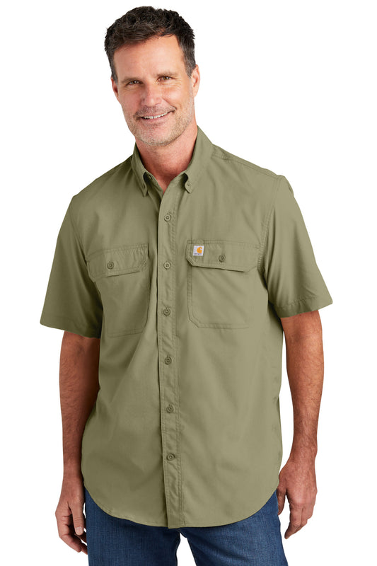Carhartt Force Solid Short Sleeve Shirt CT105292 Burnt Olive