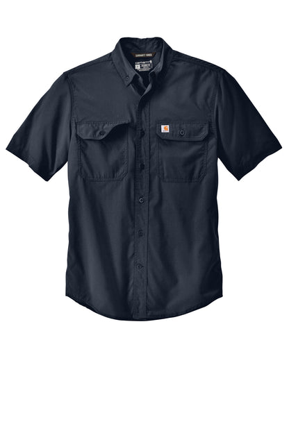 Carhartt Force Solid Short Sleeve Shirt CT105292 Navy