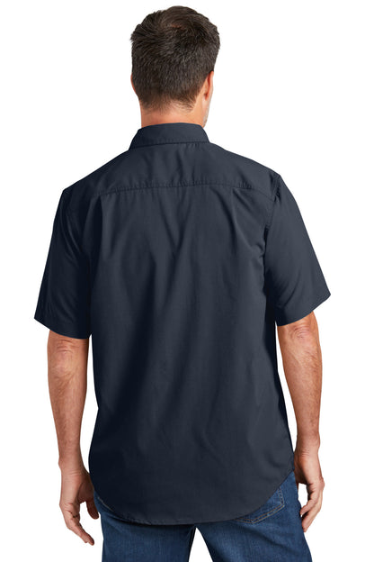 Carhartt Force Solid Short Sleeve Shirt CT105292 Navy