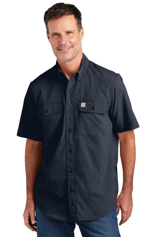 Carhartt Force Solid Short Sleeve Shirt CT105292 Navy