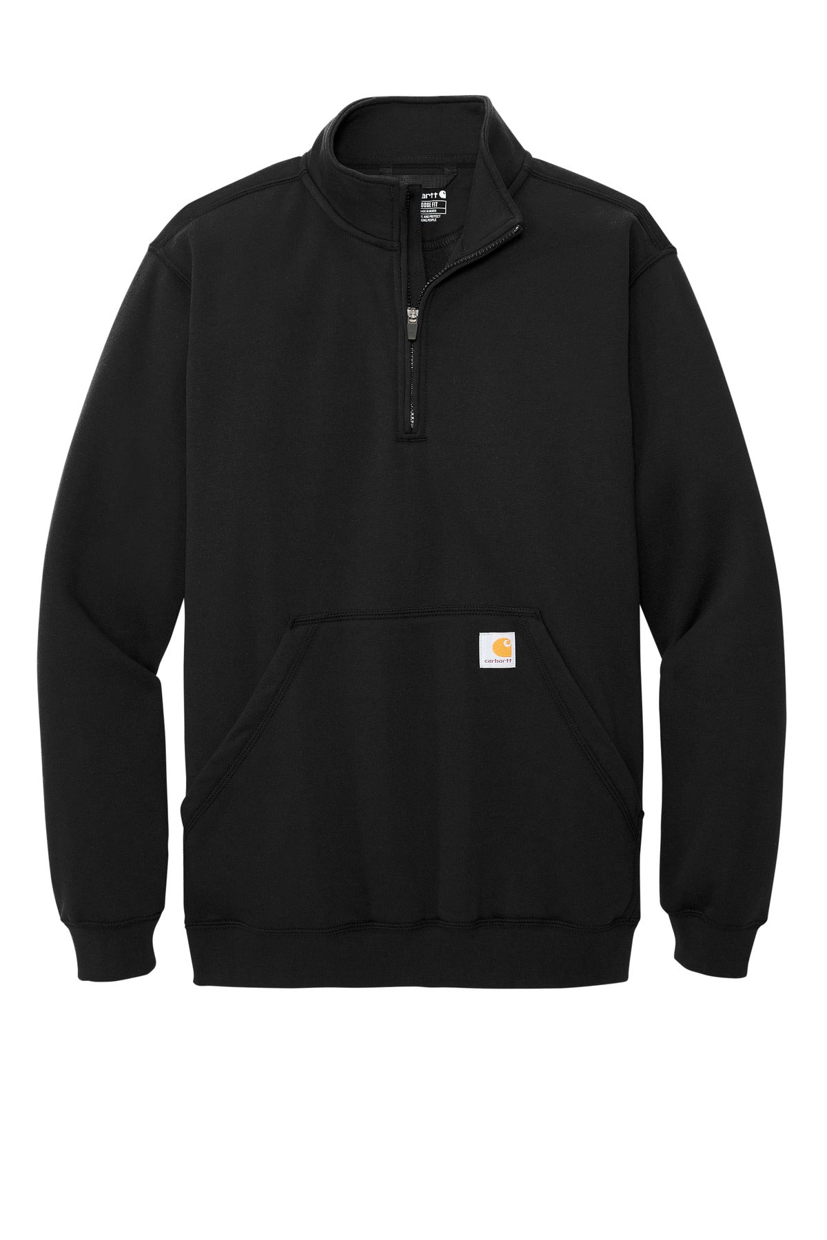 Carhartt Midweight 1/4-Zip Mock Neck Sweatshirt CT105294 Black