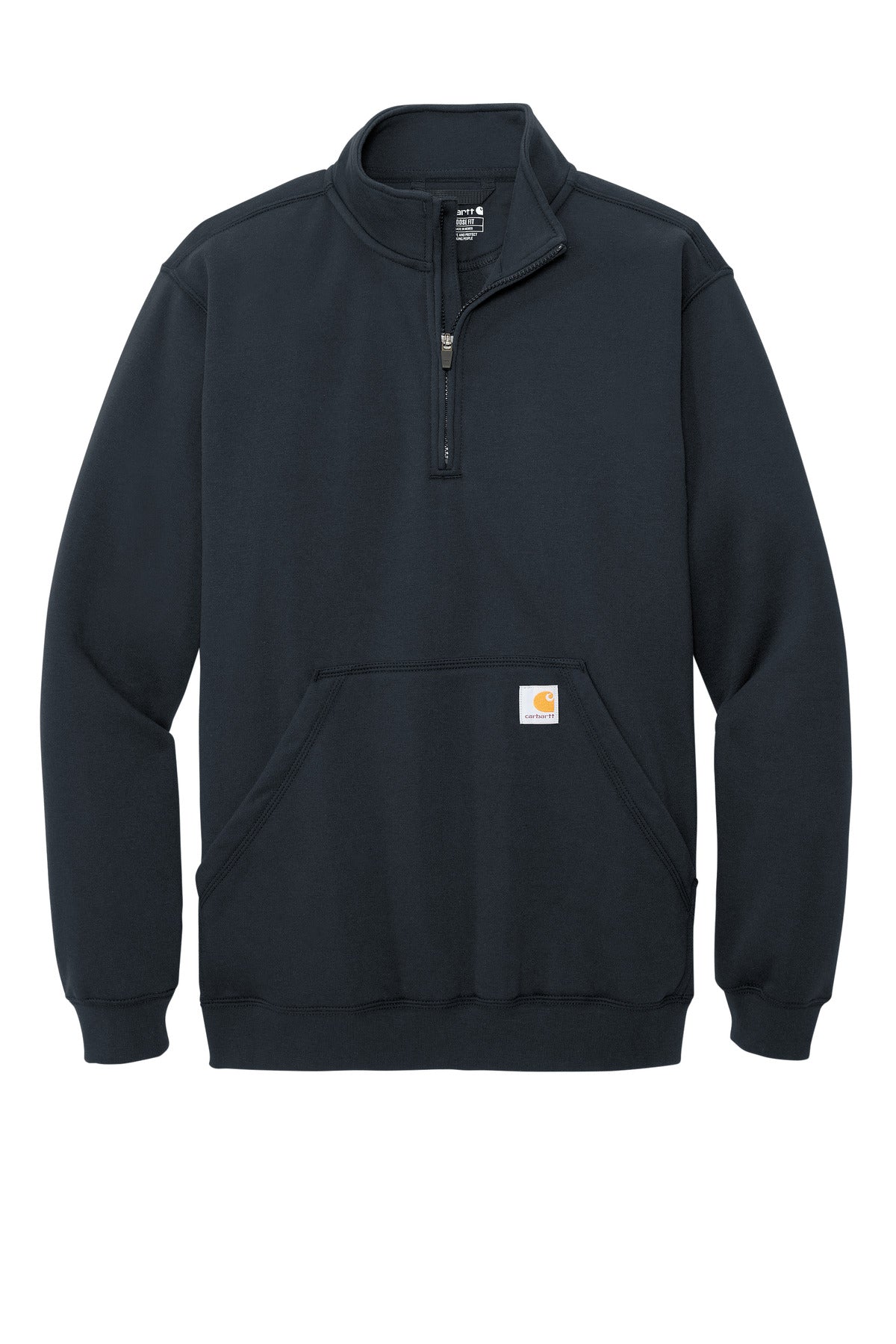 Carhartt Midweight 1/4-Zip Mock Neck Sweatshirt CT105294 New Navy