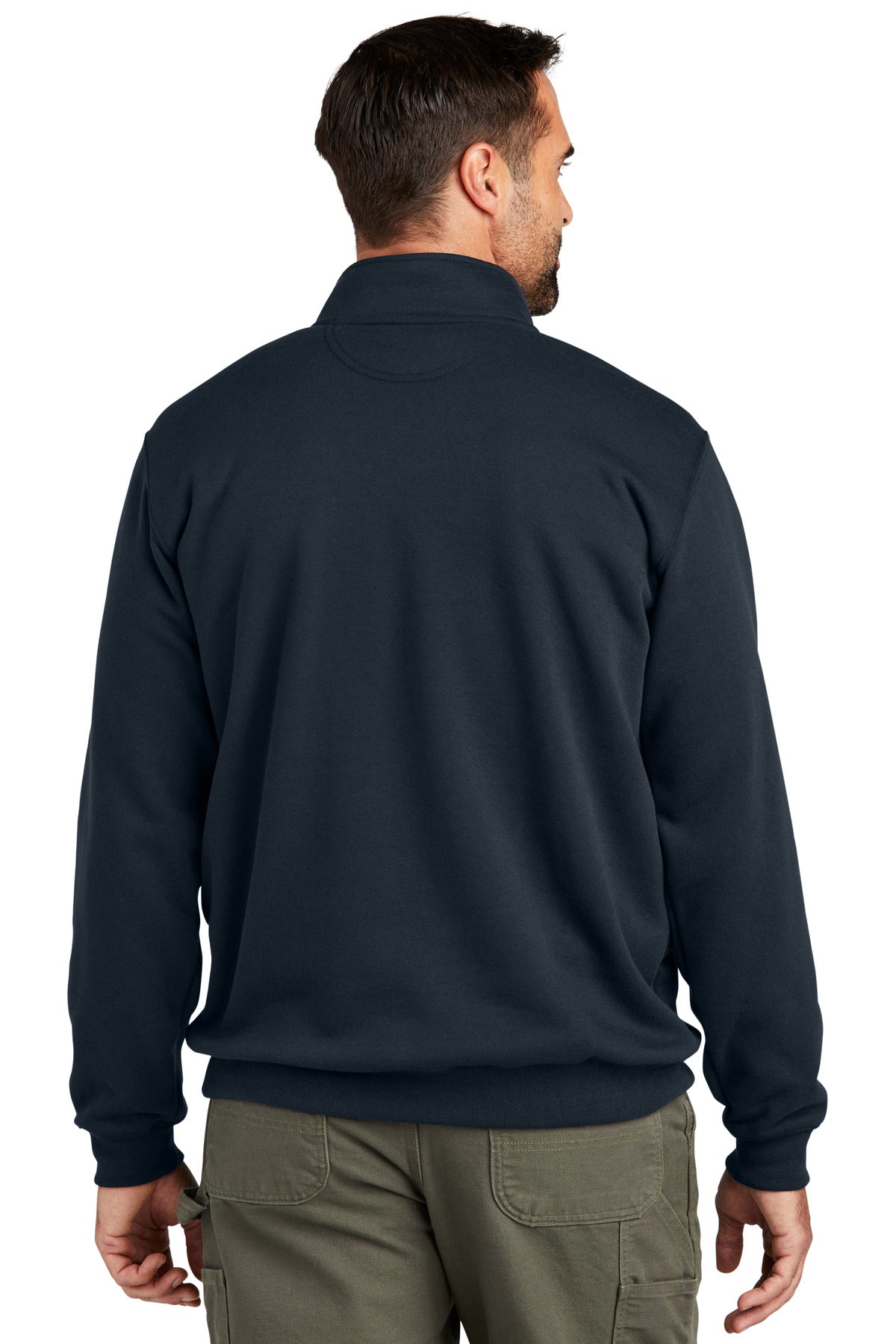 Carhartt Midweight 1/4-Zip Mock Neck Sweatshirt CT105294 New Navy