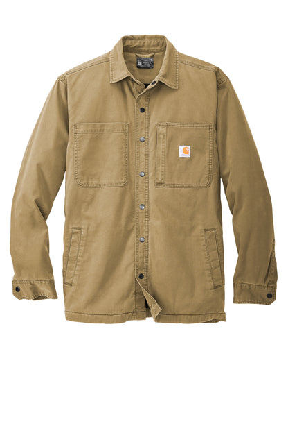 Carhartt Rugged Flex Fleece-Lined Shirt Jac CT105532 Dark Khaki