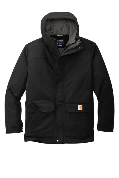 Carhartt Super Dux Insulated Hooded Coat CT105533 Black