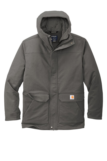 Carhartt Super Dux Insulated Hooded Coat CT105533 Gravel