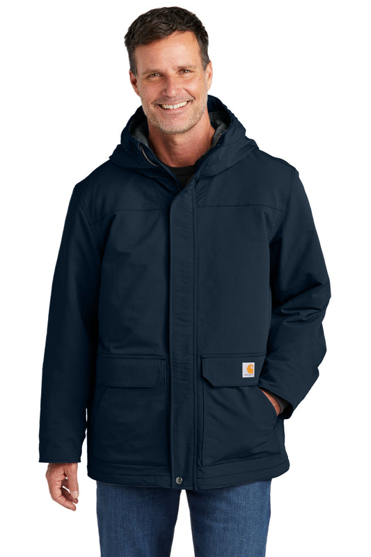 Carhartt Super Dux Insulated Hooded Coat CT105533 Navy