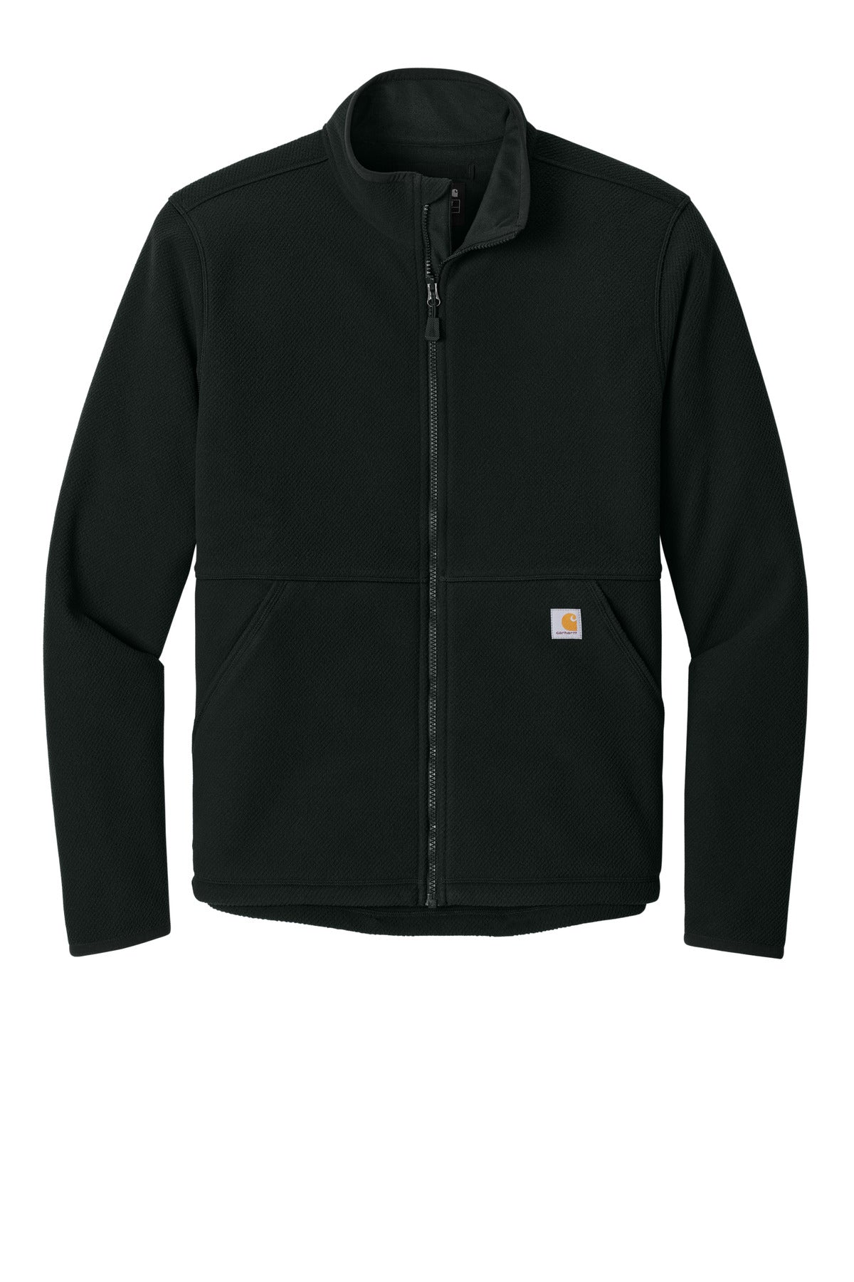 Carhartt Textured Full-Zip Fleece Jacket CT106416 Black