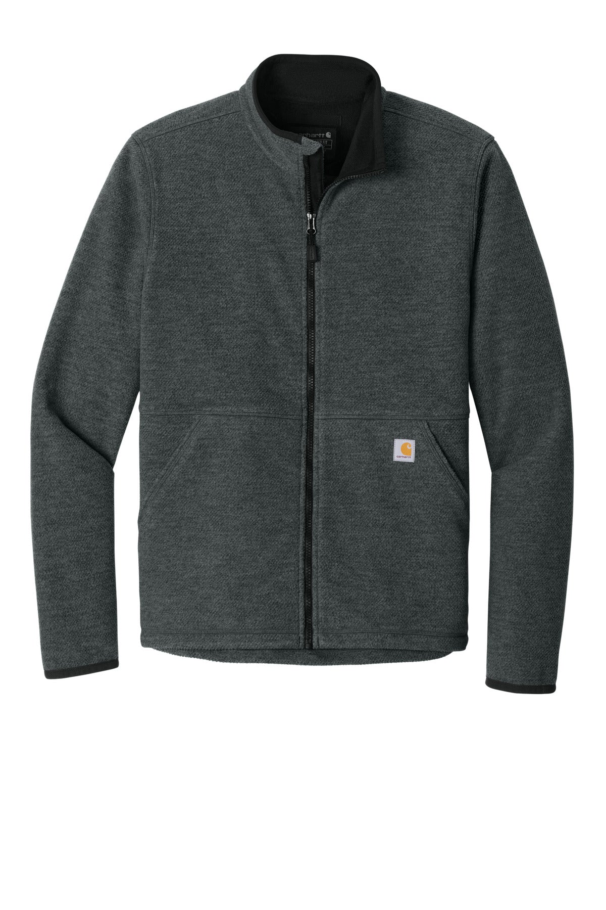 Carhartt Textured Full-Zip Fleece Jacket CT106416 Carbon Heather