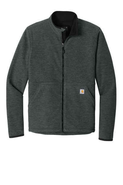 Carhartt Textured Full-Zip Fleece Jacket CT106416 Carbon Heather