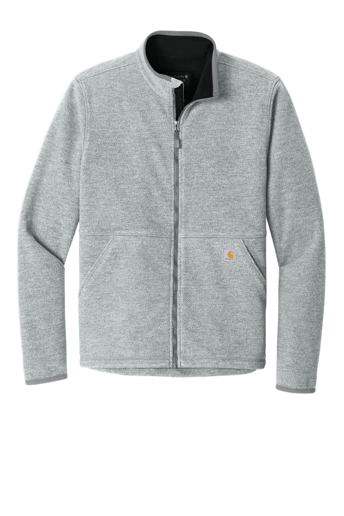 Carhartt Textured Full-Zip Fleece Jacket CT106416 Heather Grey
