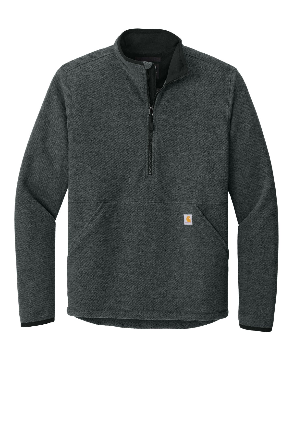 Carhartt Textured 1/2-Zip Fleece Jacket CT106417 Carbon Heather