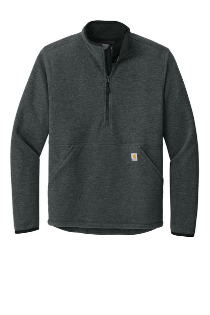 Carhartt Textured 1/2-Zip Fleece Jacket CT106417 Carbon Heather