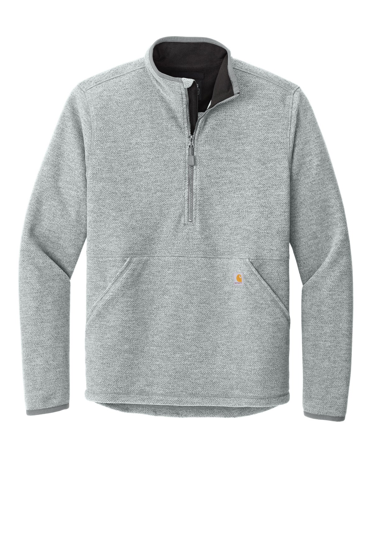 Carhartt Textured 1/2-Zip Fleece Jacket CT106417 Heather Grey