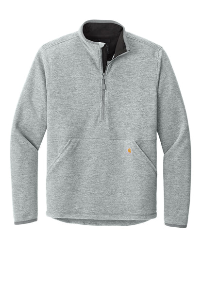 Carhartt Textured 1/2-Zip Fleece Jacket CT106417 Heather Grey