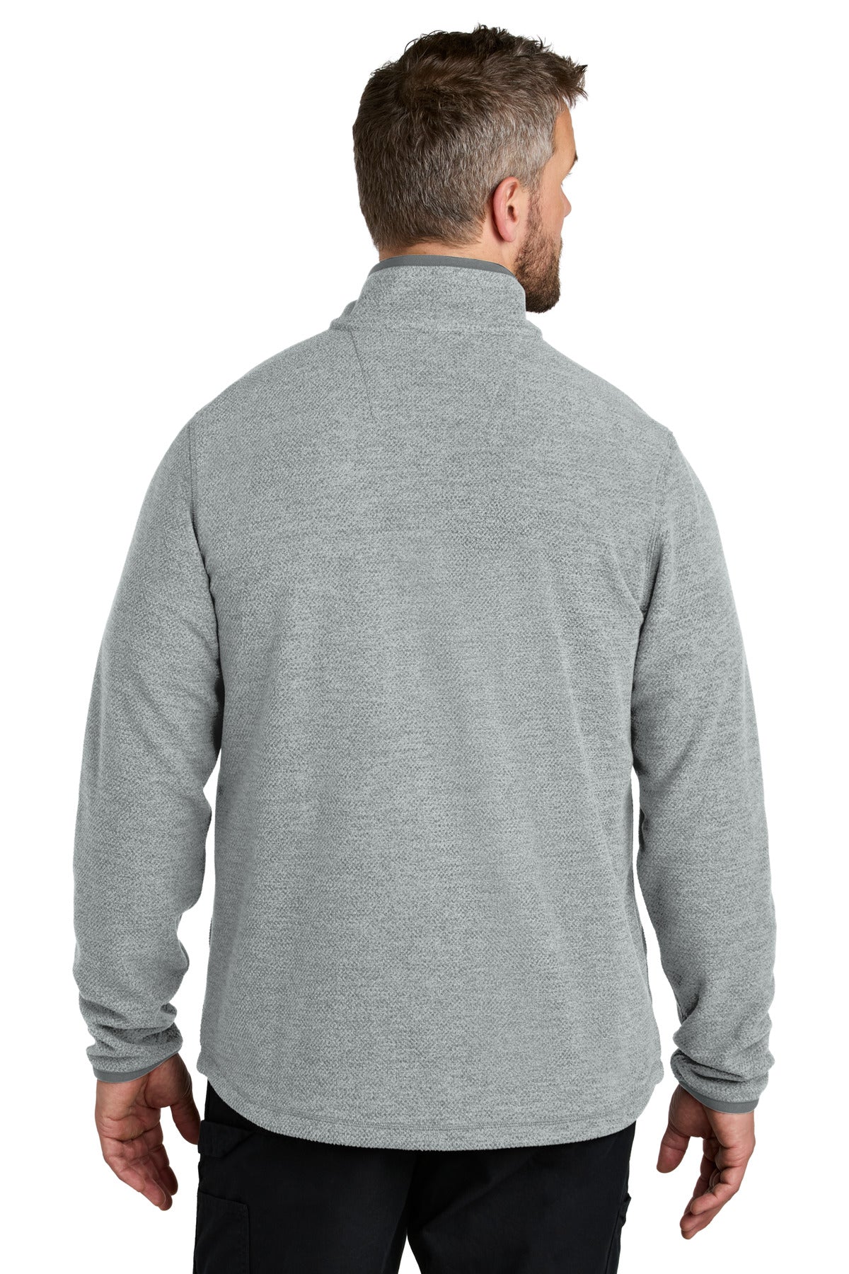 Carhartt Textured 1/2-Zip Fleece Jacket CT106417 Heather Grey