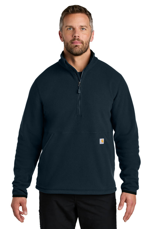 Carhartt Textured 1/2-Zip Fleece Jacket CT106417 Navy
