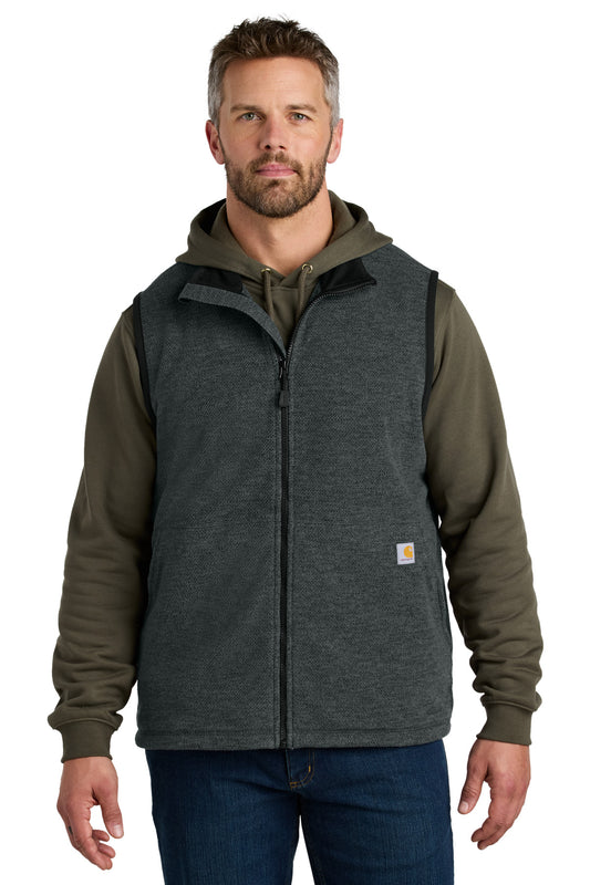 Carhartt Textured Fleece Vest CT106418 Carbon Heather