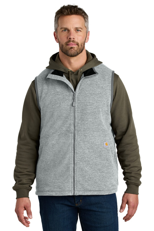 Carhartt Textured Fleece Vest CT106418 Heather Grey
