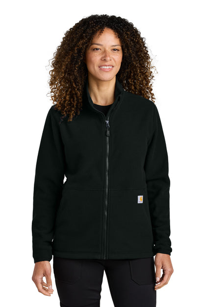 Carhartt Women's Textured Full-Zip Fleece Jacket CT106419 Black
