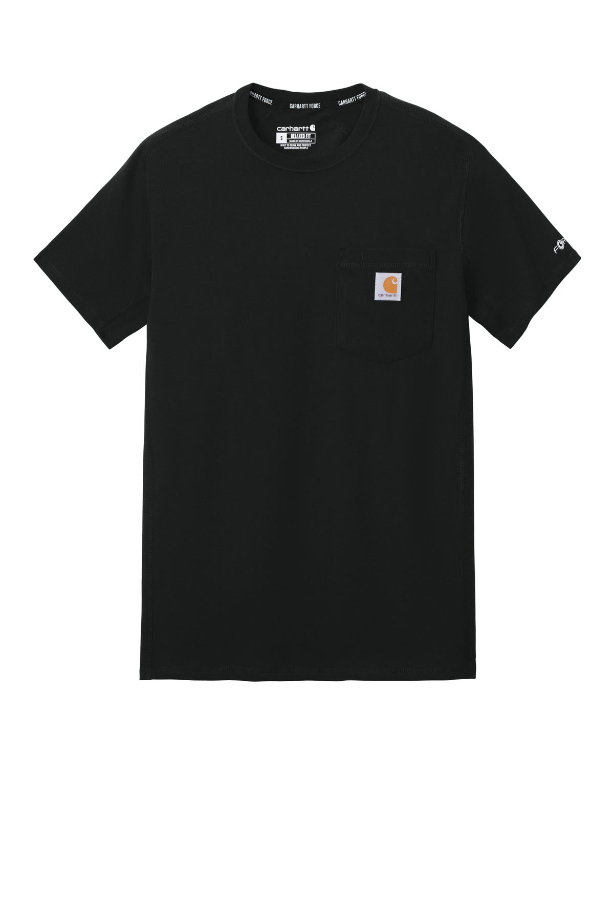 Carhartt Force Short Sleeve Pocket T-Shirt CT106652 Black