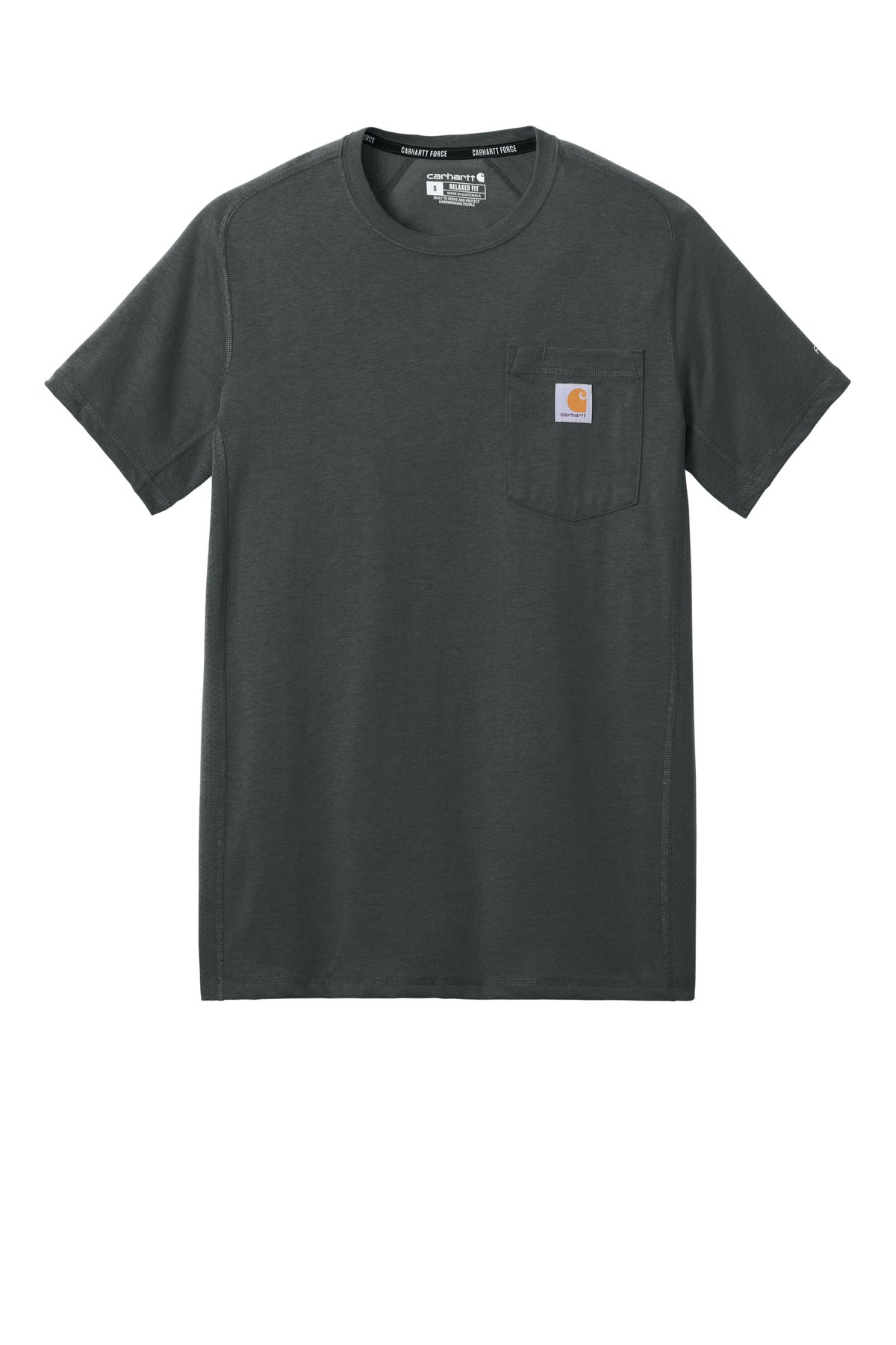 Carhartt Force Short Sleeve Pocket T-Shirt CT106652 Carbon Heather