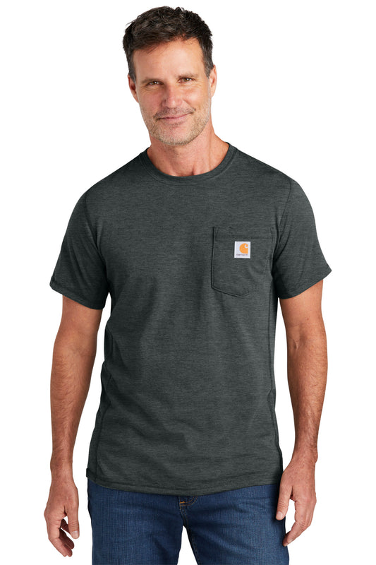 Carhartt Force Short Sleeve Pocket T-Shirt CT106652 Carbon Heather