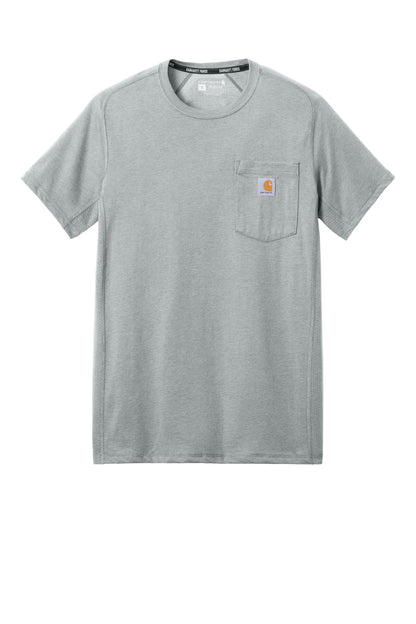 Carhartt Force Short Sleeve Pocket T-Shirt CT106652 Heather Grey