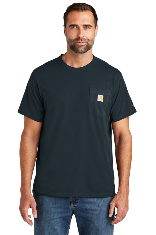 Carhartt Force Short Sleeve Pocket T-Shirt CT106652 Navy