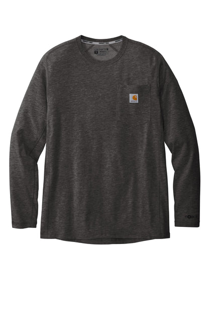 Carhartt Force Long Sleeve Pocket T-Shirt CT106656 Carbon Heather