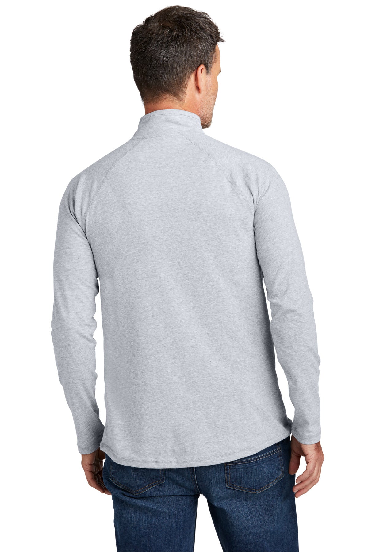 Carhartt Force 1/4-Zip Long Sleeve T-Shirt CT106660 Heather Grey
