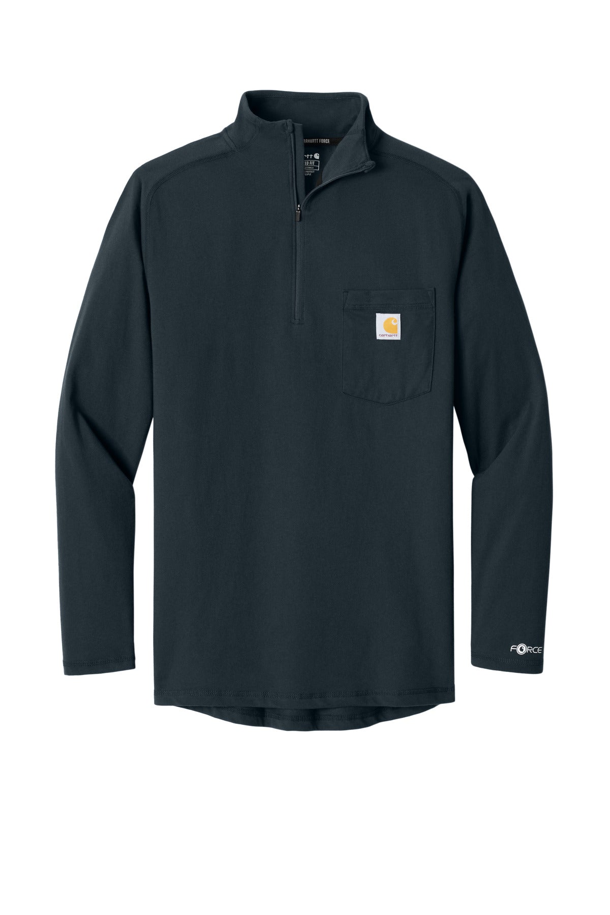 Carhartt Force 1/4-Zip Long Sleeve T-Shirt CT106660 Navy