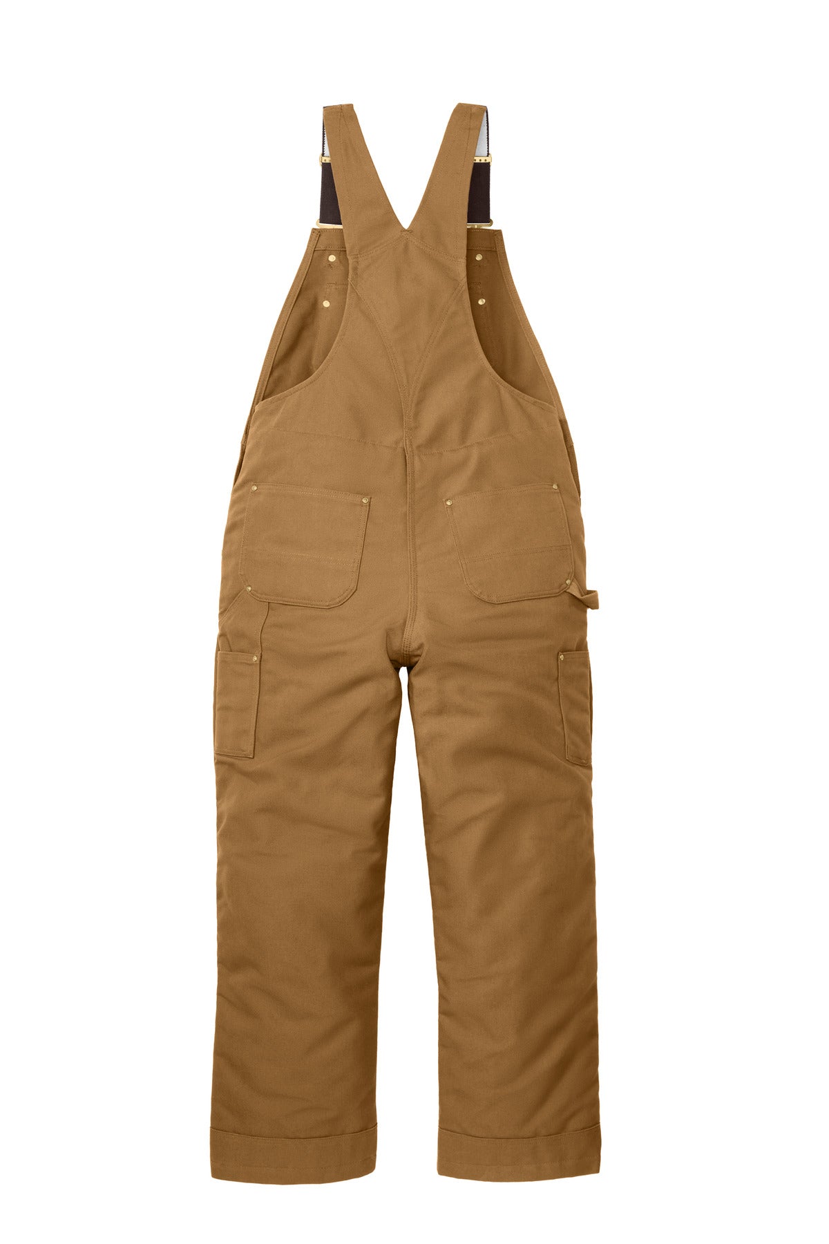 Carhartt Firm Duck Insulated Bib Overalls CT106672 Carhartt Brown