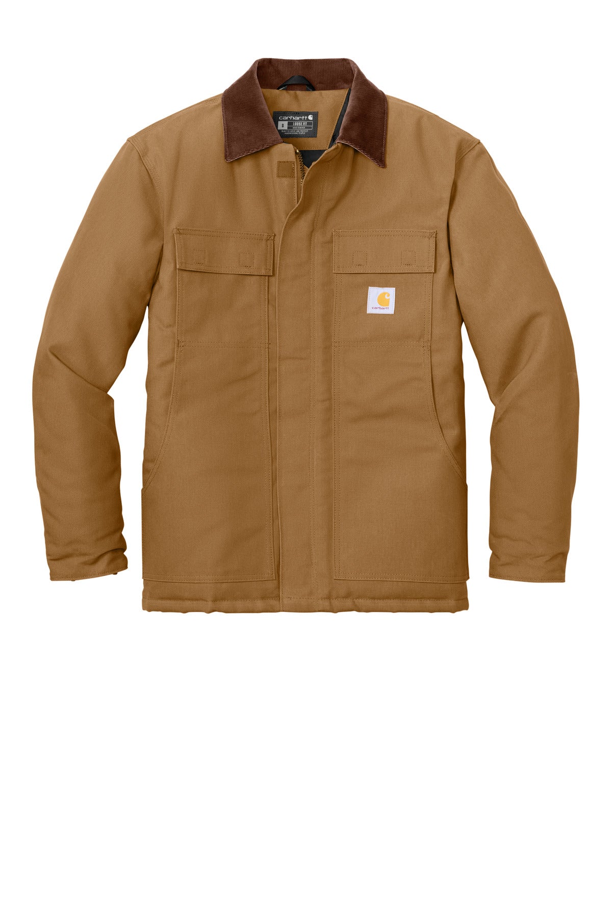 Carhartt  Duck Traditional Coat. CT106674 Carhartt Brown