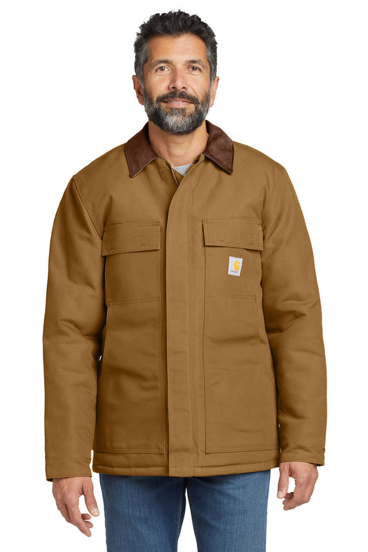 Carhartt  Duck Traditional Coat. CT106674 Carhartt Brown