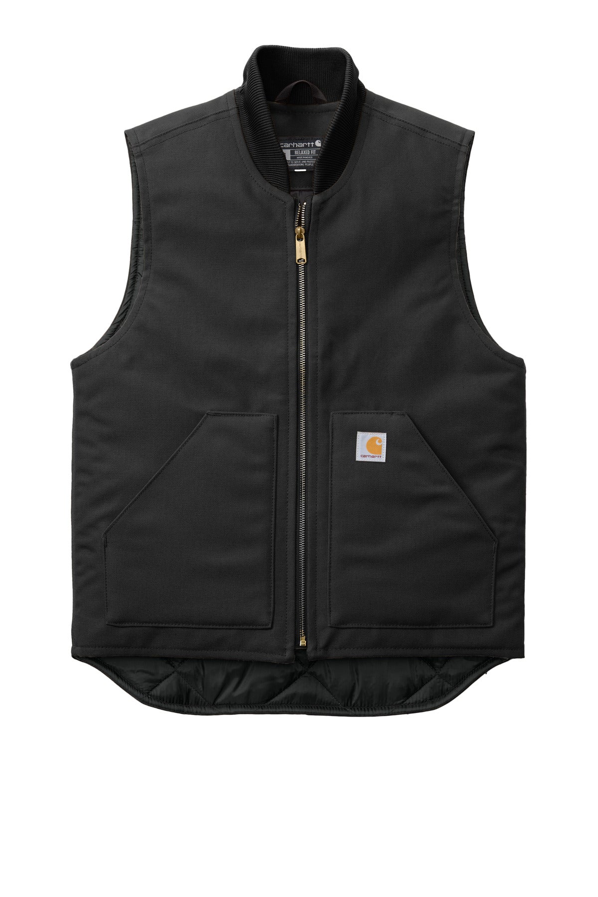 Carhartt  Duck Vest. CT106676 Black