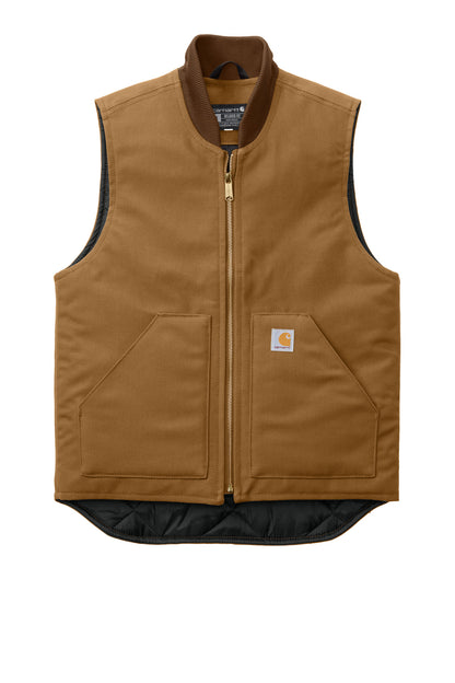 Carhartt  Duck Vest. CT106676 Carhartt Brown