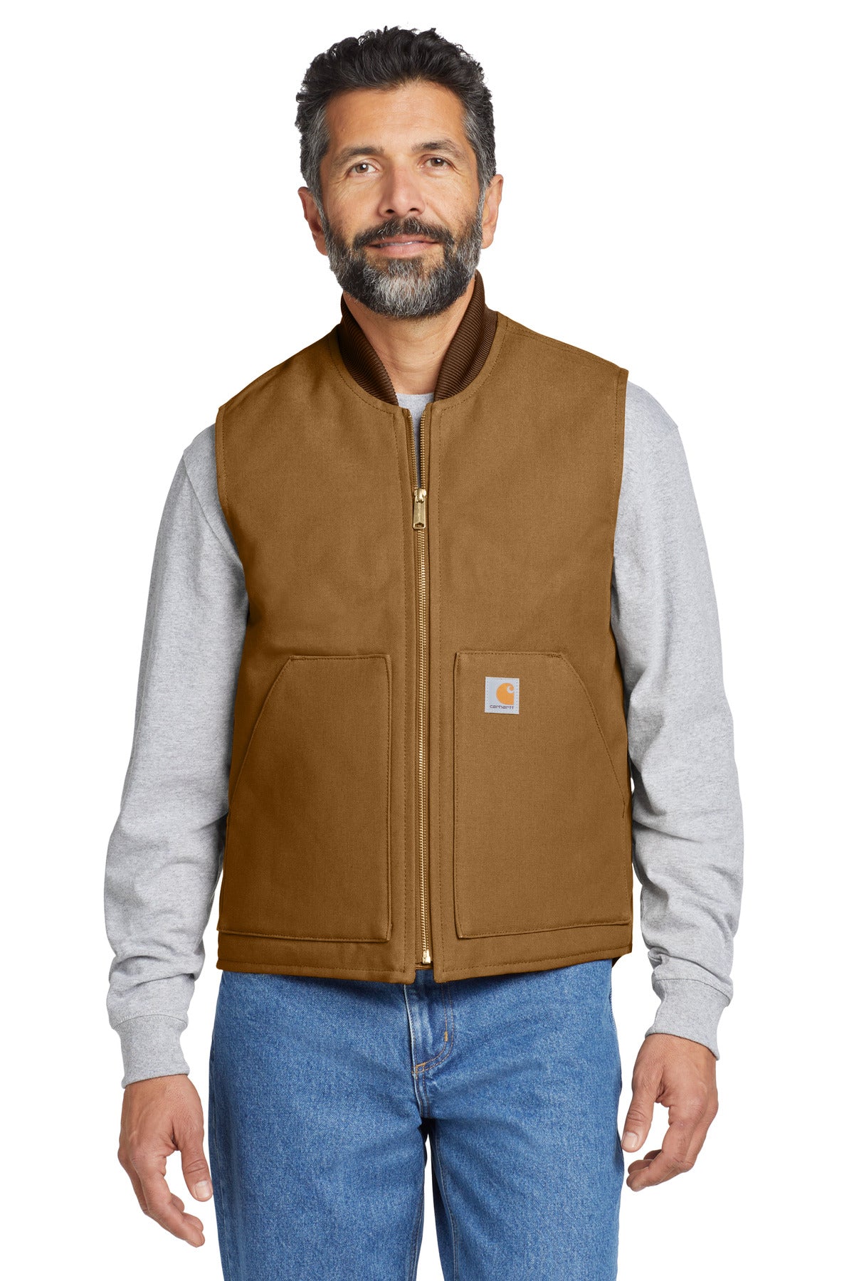 Carhartt  Duck Vest. CT106676 Carhartt Brown