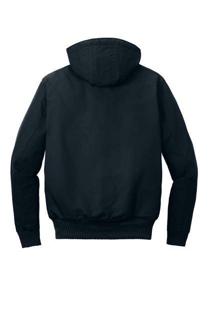 Carhartt Quilted-Flanne-Lined Duck Active Jac CT106677 Dark Navy