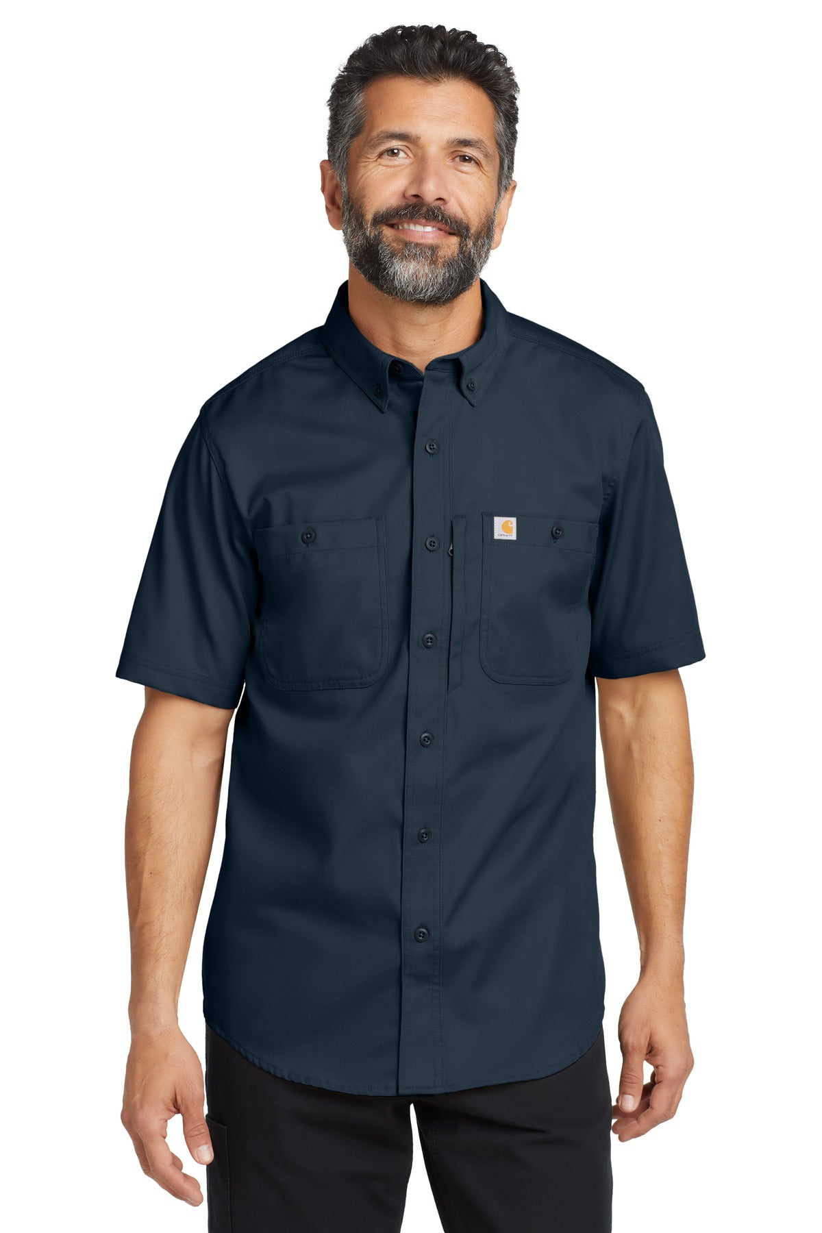 Carhartt Rugged ProfessionalSeries Short Sleeve Shirt CT106688 Navy