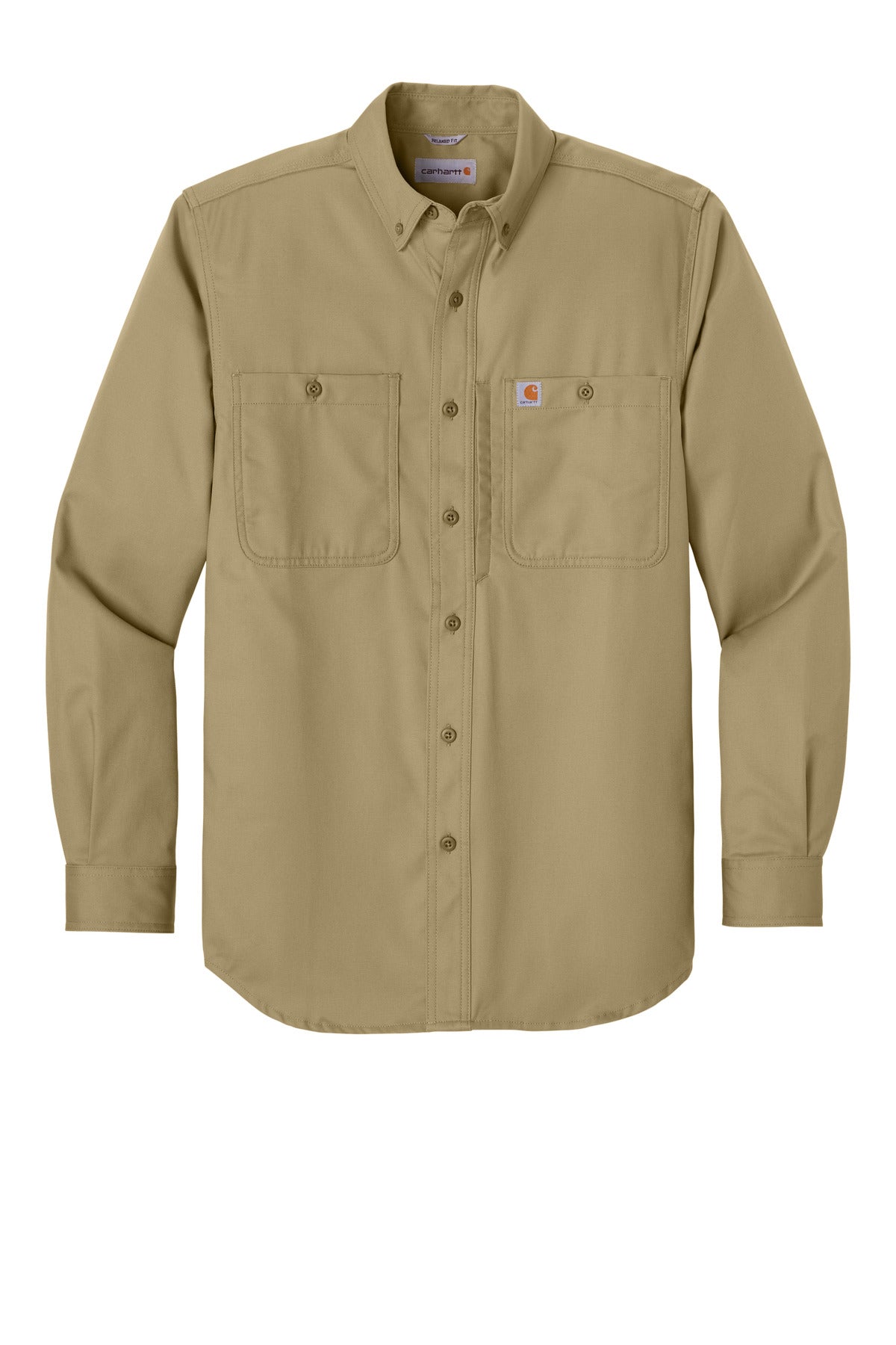 Carhartt Rugged Professional Series Long Sleeve Shirt CT106689 Dark Khaki
