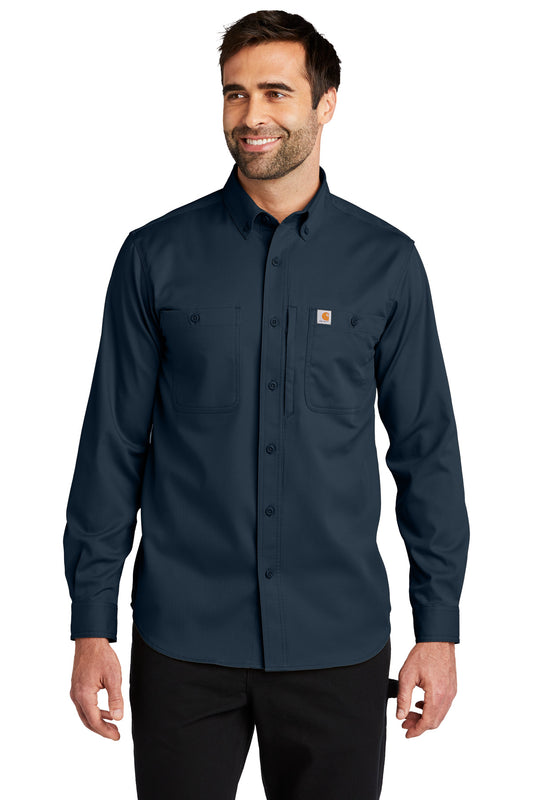 Carhartt Rugged Professional Series Long Sleeve Shirt CT106689 Navy