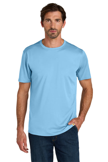 Carhartt Force Sun Defender Short Sleeve T-Shirt CT106868 Fresh Water Blue