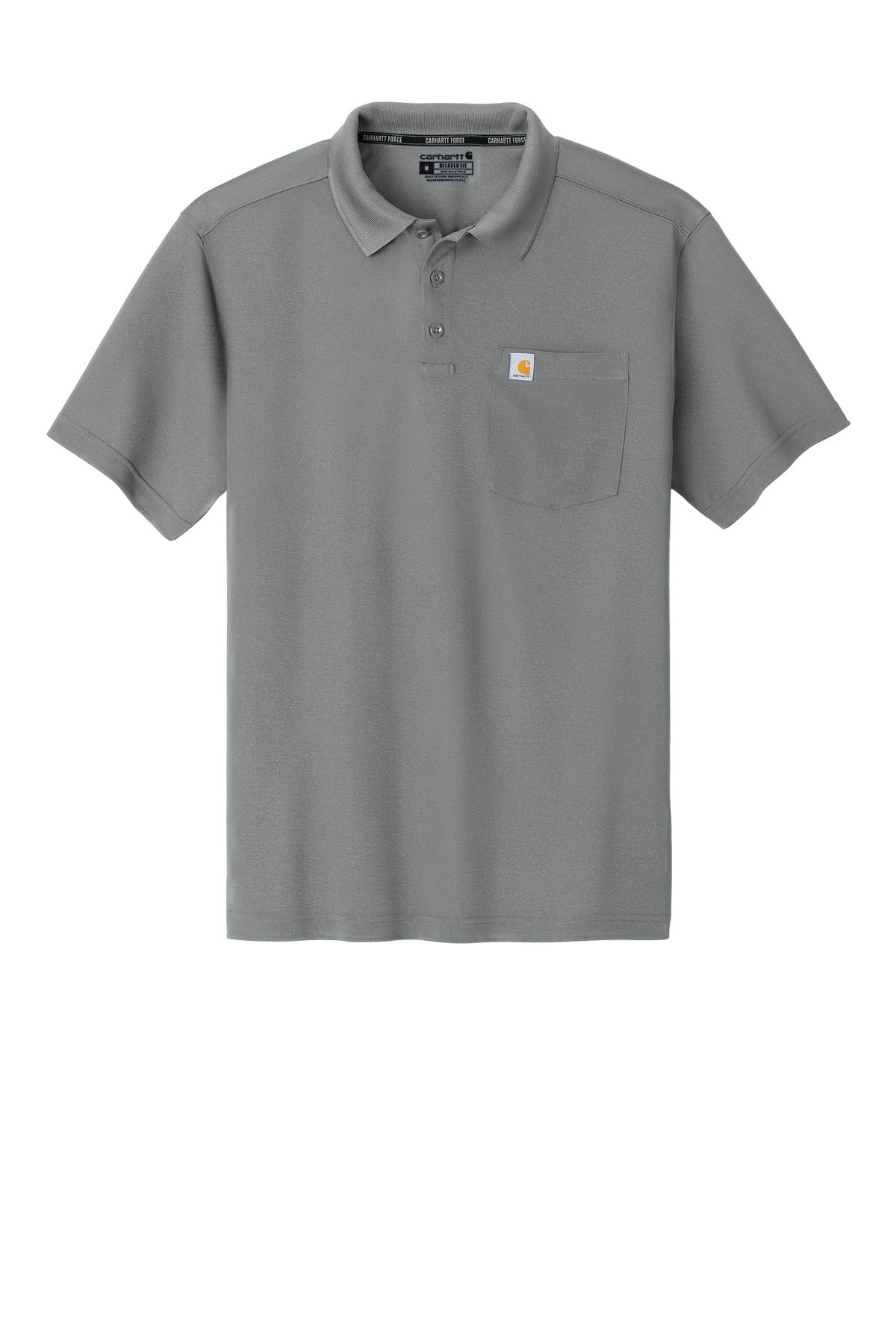 Carhartt Force Snag-Resistant Pocket Polo CT106880 Asphalt Grey