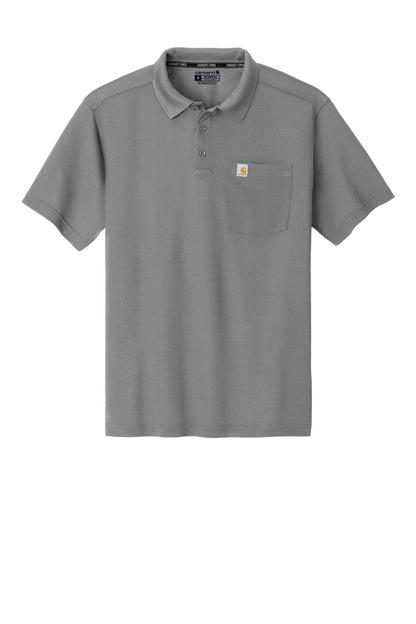 Carhartt Force Snag-Resistant Pocket Polo CT106880 Asphalt Grey